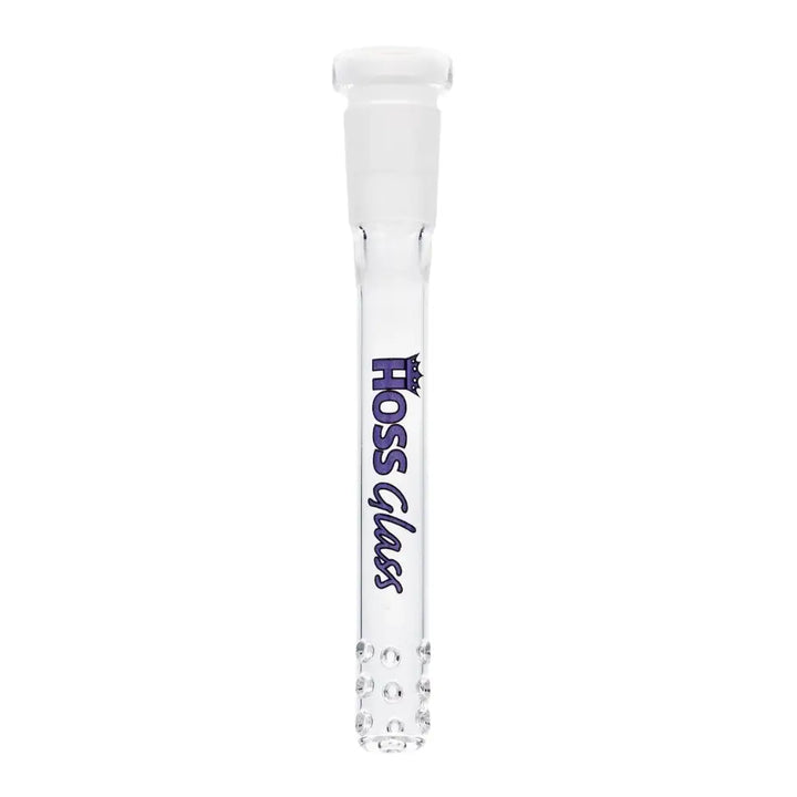 Hoss Glass Diffuser 12cm Downstem with Holes - Purple