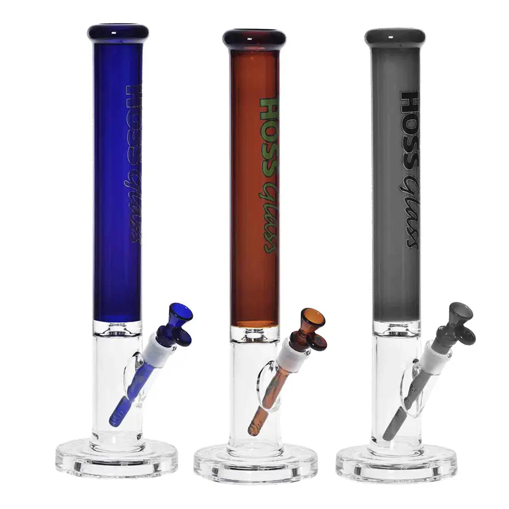 Hoss Glass - Straight Tube Glass Bong - 18’’