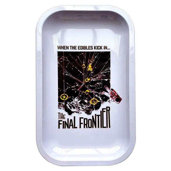 Inhal’Nation - Medium Metal Rolling Tray - The Final Frontier