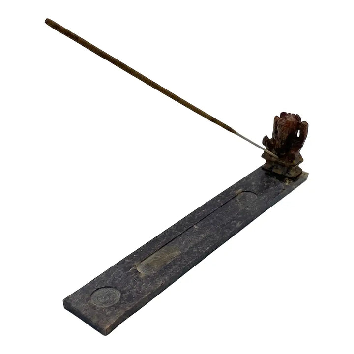Inhal’Nation - Soapstone Incense Holder - Ganesh Design