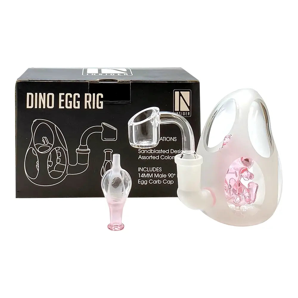 Insider Glass - Dino Egg Dab Rig - 4’’