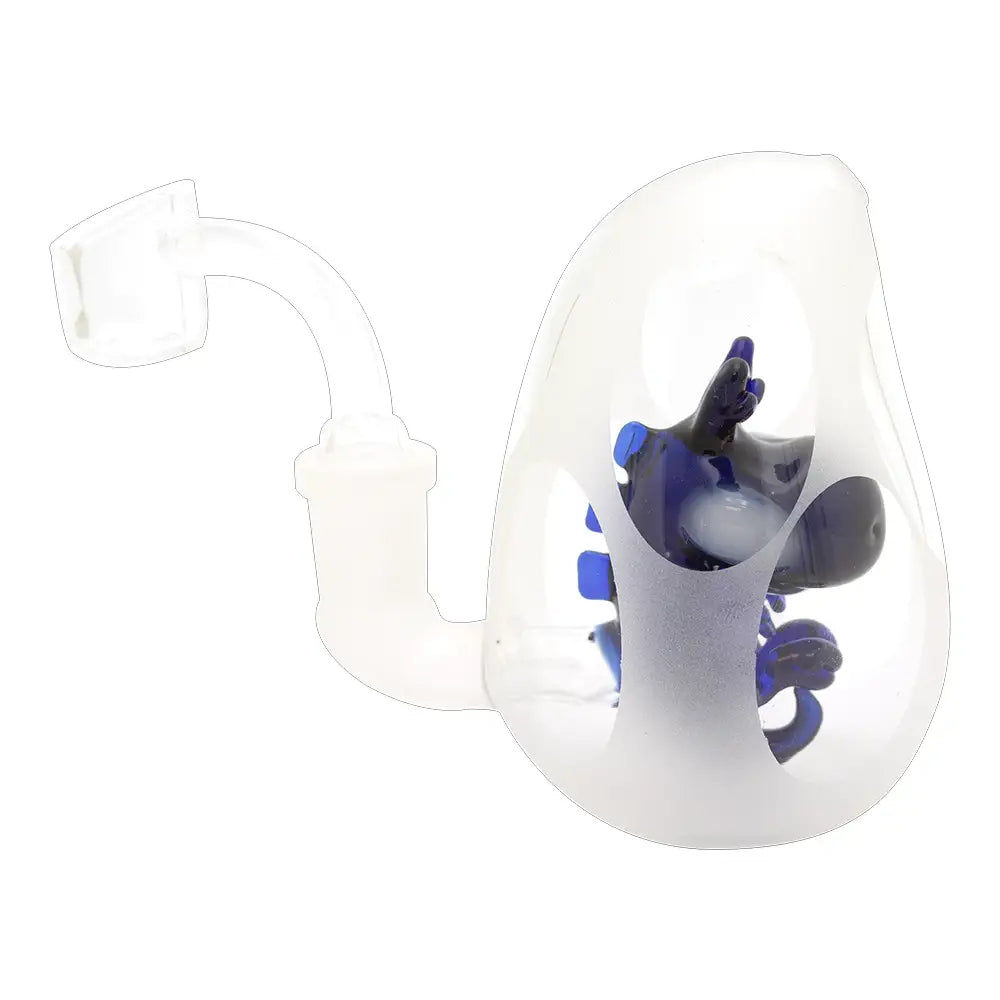Insider Glass - Dino Egg Dab Rig - 4’’ - Blue