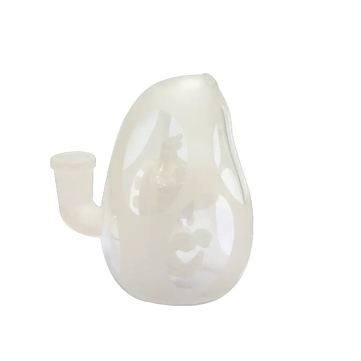 Insider Glass - Dino Egg Dab Rig - 4’’ - White