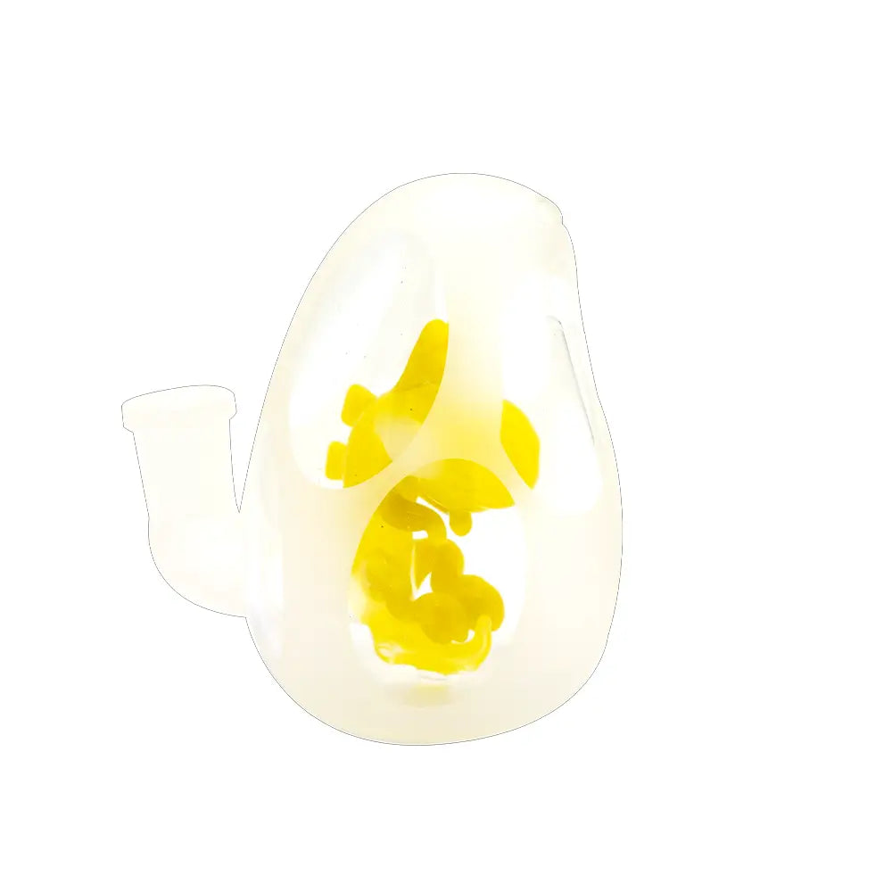 Insider Glass - Dino Egg Dab Rig - 4’’ - Yellow