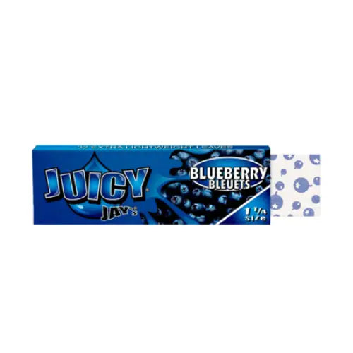 Juicy Jay Rolling Paper 1 1/4 Blueberry