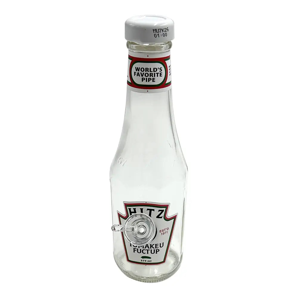 Ketchup Bottle Bong - Hitz - 9’’