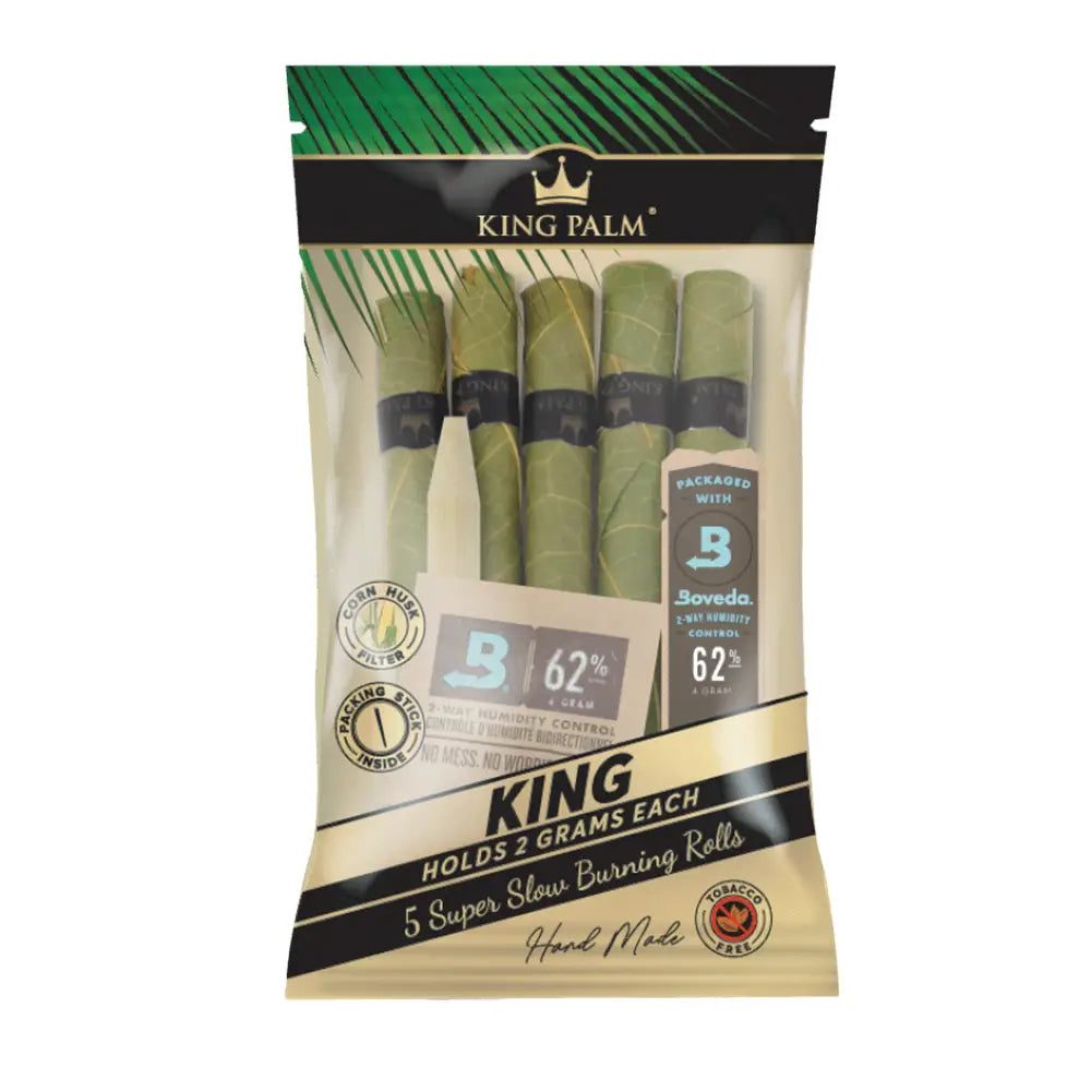 King Palm - King Pre-Rolled Smokeable Leaf with Boveda