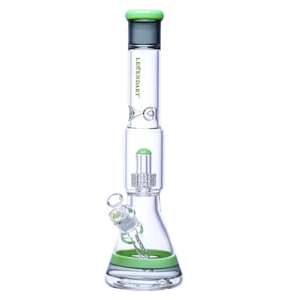 Legendary Pirelli Perc Beaker Bong 17’’ - Green