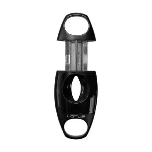 Lotus - Serrated V Cigar Cutter - Black