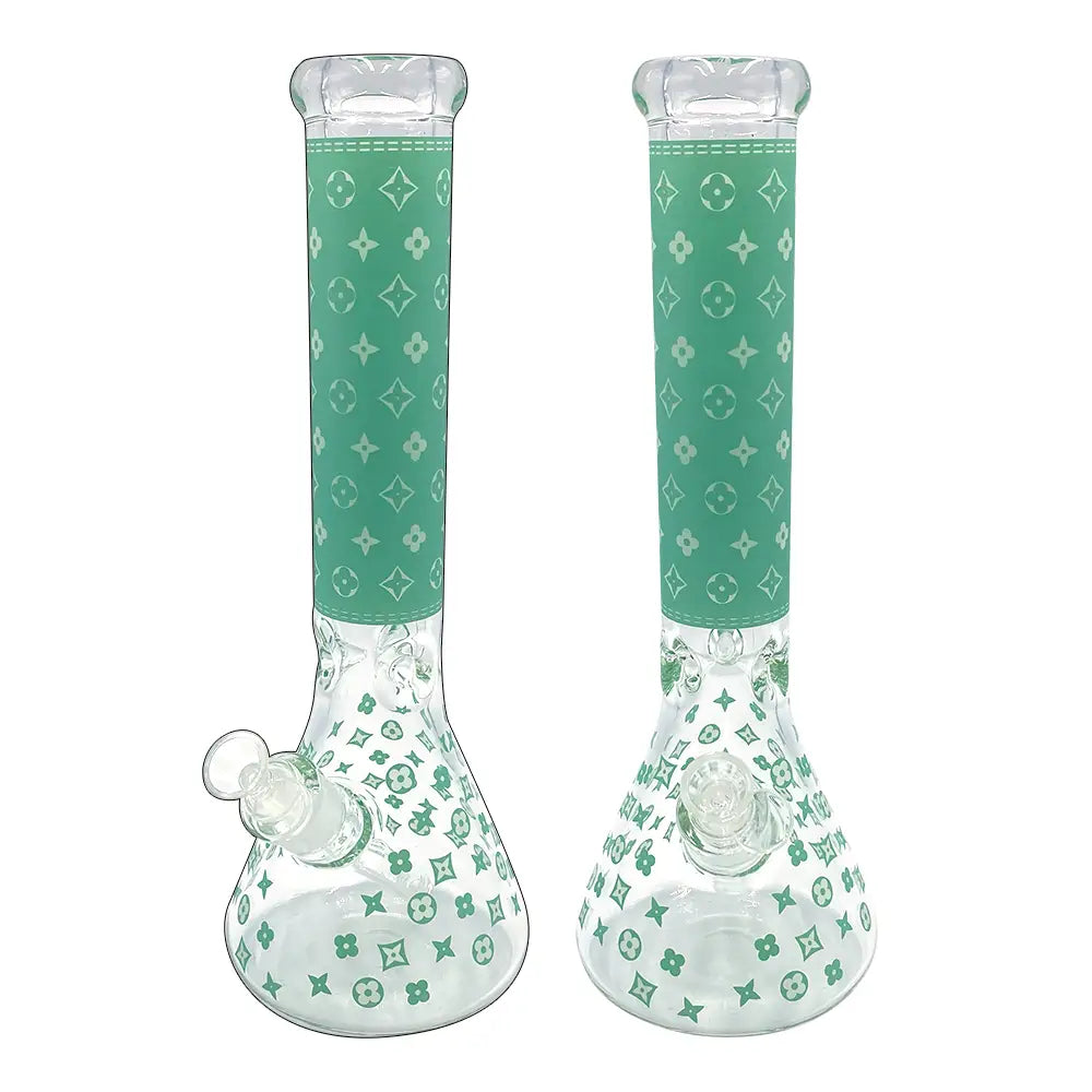 Louis Vuitton Glass Bong - 14’’ - 7mm - Green