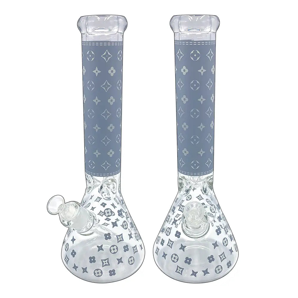 Louis Vuitton Glass Bong - 14’’ - 7mm - Grey