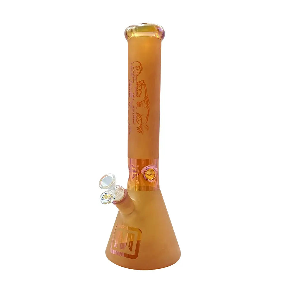 Marley - Glass Beaker Bong - 14’’ - 7mm - Red