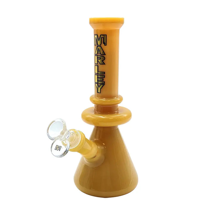 Marley - Mini Glass Beaker Bong - 9’’ - Yellow
