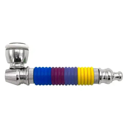 Metal Pipe - 4 Coloured Rubber - 4’’