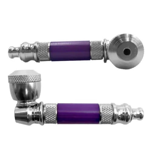 Metal Pipe - Acrylic Insert - Random Color - 3’’