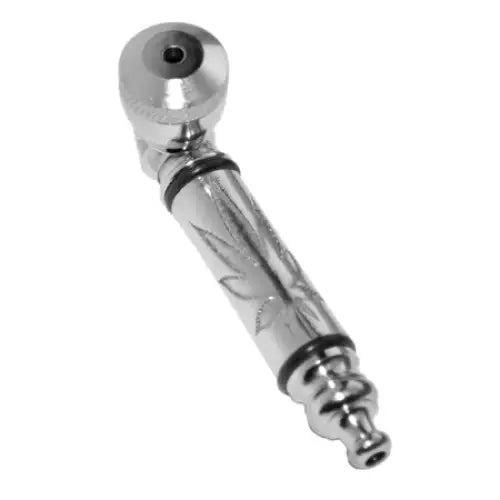 Metal Pipe - Big Pot Leaf - 3’’