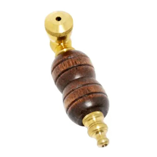 Metal Pipe - Brass with Wood Boobs