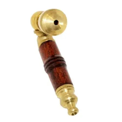 Metal Pipe - Gold with Wood