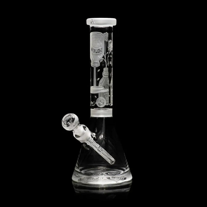 Milkyway - Potion Rose 14’’ Clear Beaker Bong - 9mm