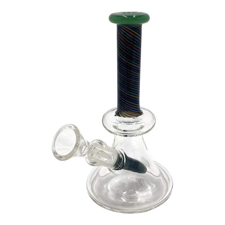 Mini Glass Bong - Candy Swirls - 5’’