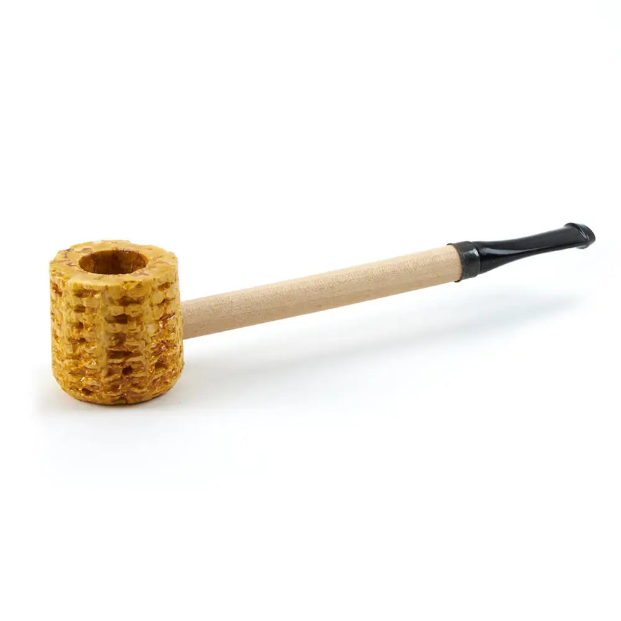 Missouri Meerschaum - Corn Pipe - Varnished - ’’Short Stop’’ - (12)