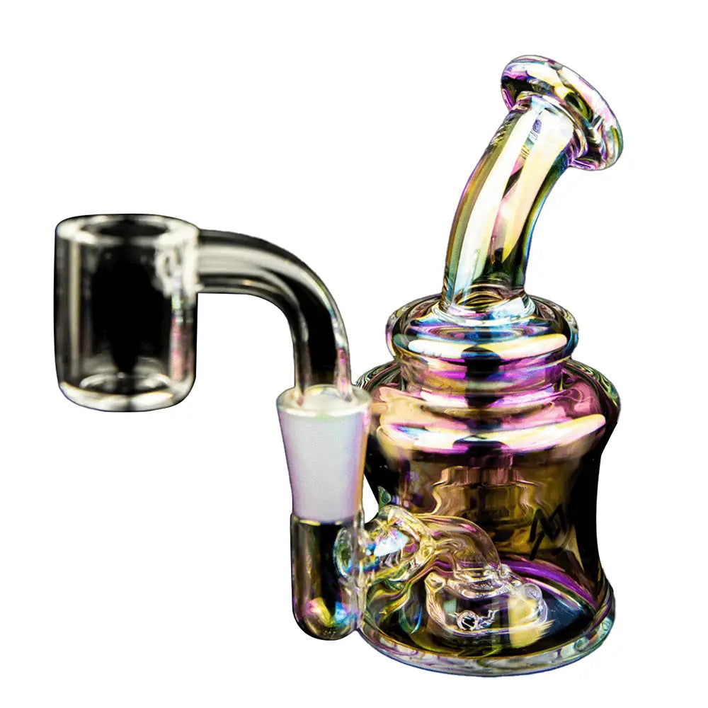 Mj Arsenal - Iridescent Jammer Mini Dab Rig - 4.25’’