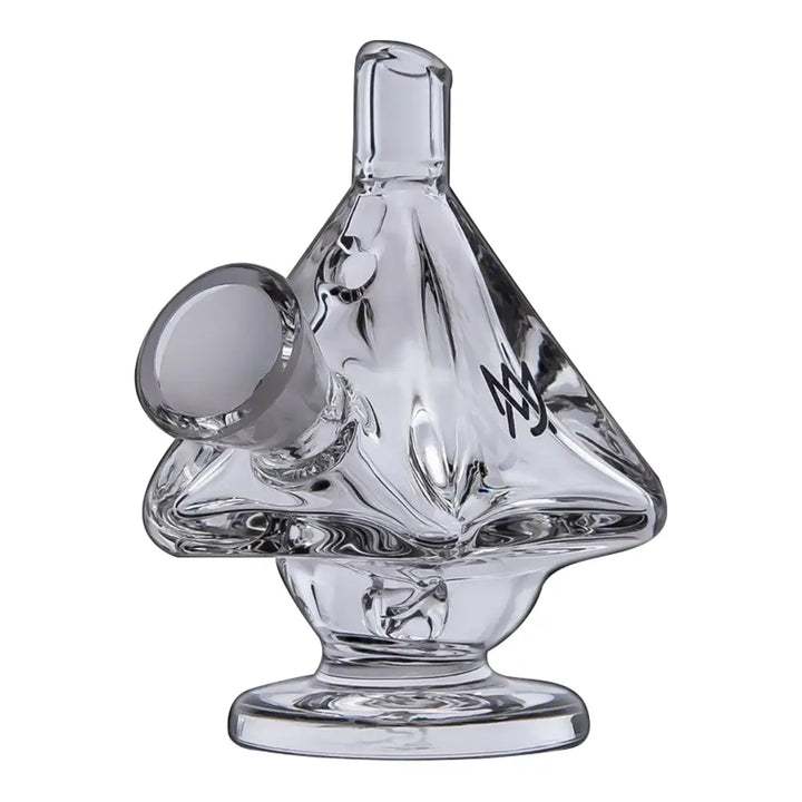 Mj Arsenal - King Toke Glass Blunt & Cone Bubbler Pipe - 2.45’’