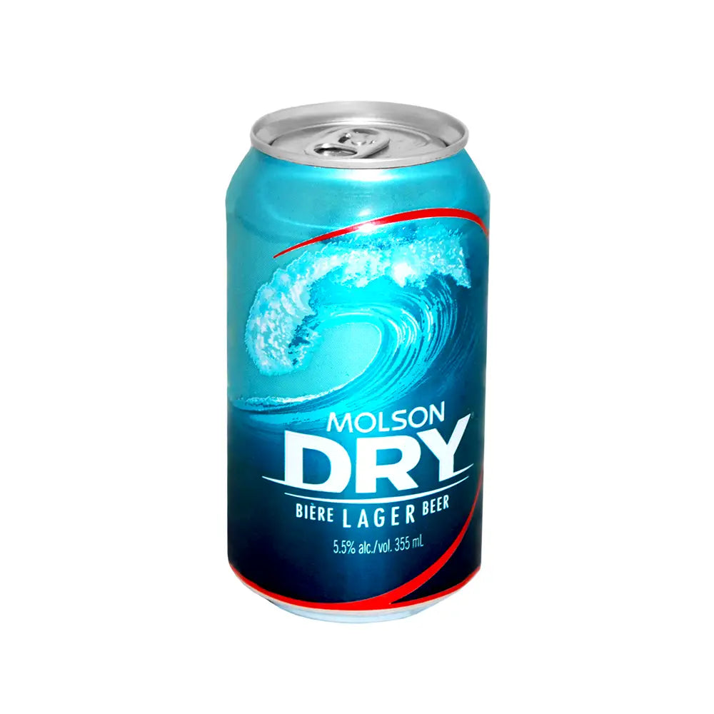 Molson Dry Beer - Stash Can - 355ML