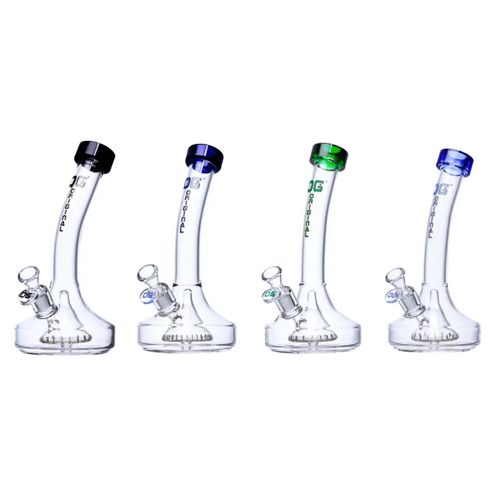 Og Bong - 10’’ Curved Neck Beaker In Beaker Bong (og 446)