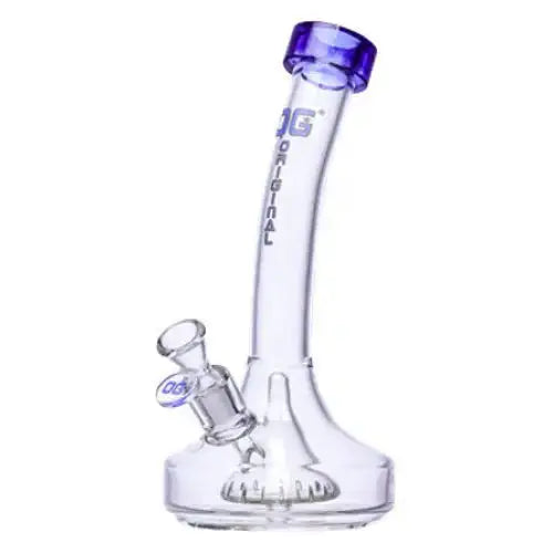 Og Bong - 10’’ Curved Neck Beaker In Beaker Bong (og 446) - Purple