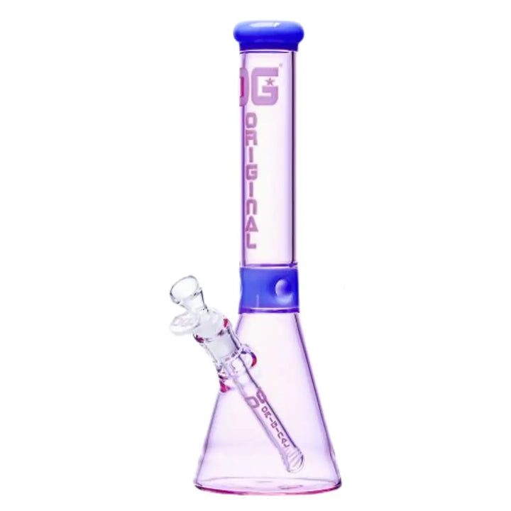 OG Bong - 13’’ OG Original Full Color Beaker Bong - Pink