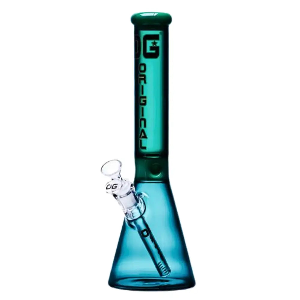 OG Bong - 13’’ OG Original Full Color Beaker Bong - Teal