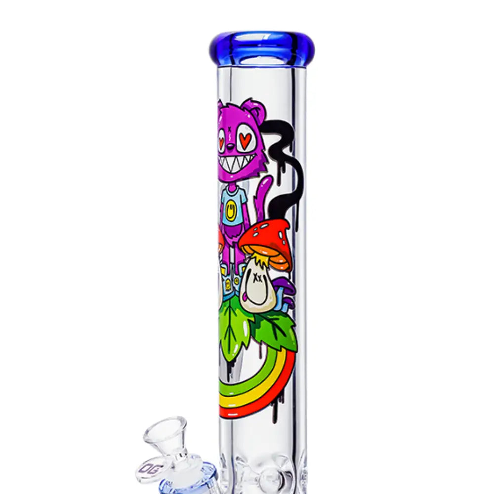 OG Bong - Psychedelic Bear Bong - 16’’ 9mm