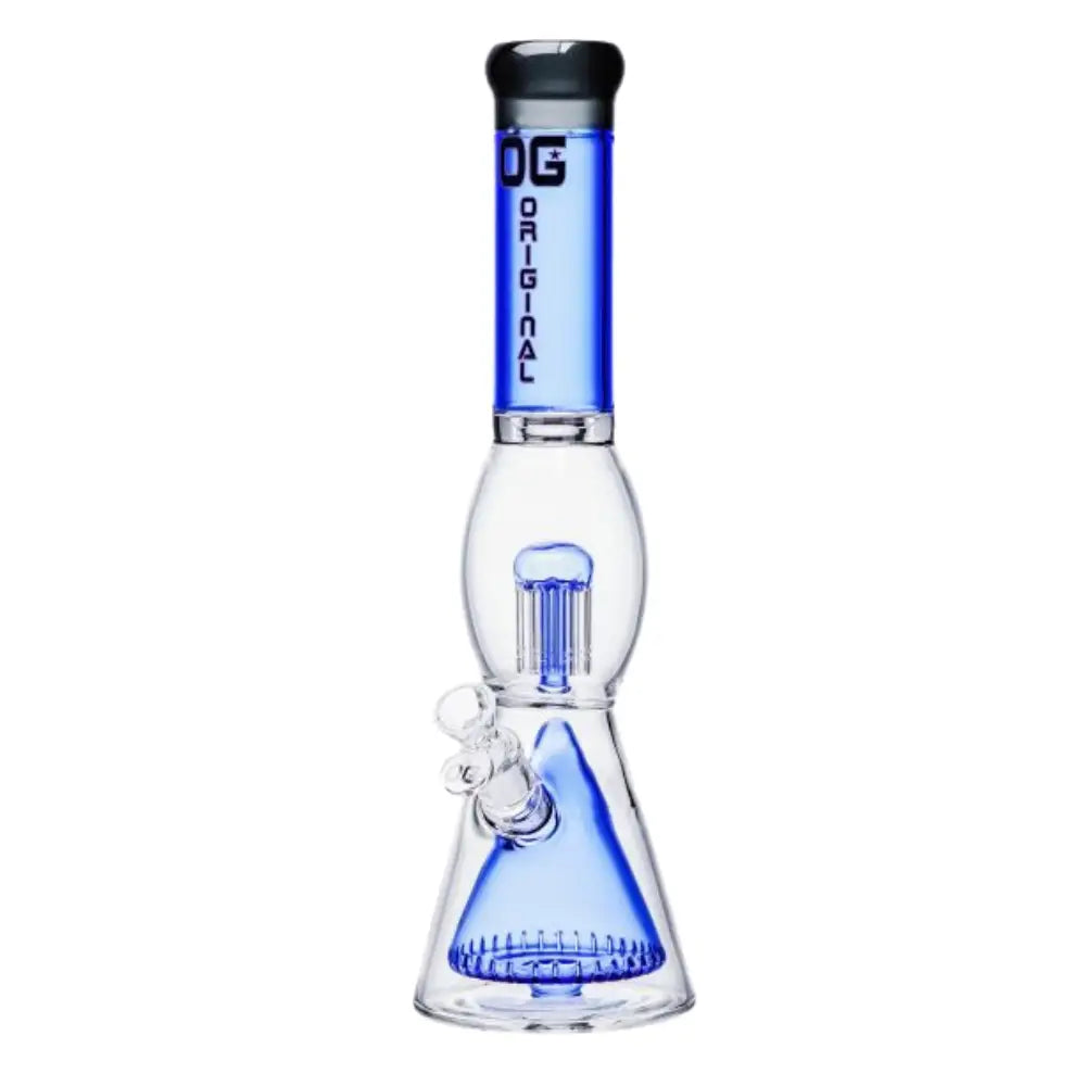 Og Original - 15’’ Tree Perc Beaker in Beaker Bong - Blue