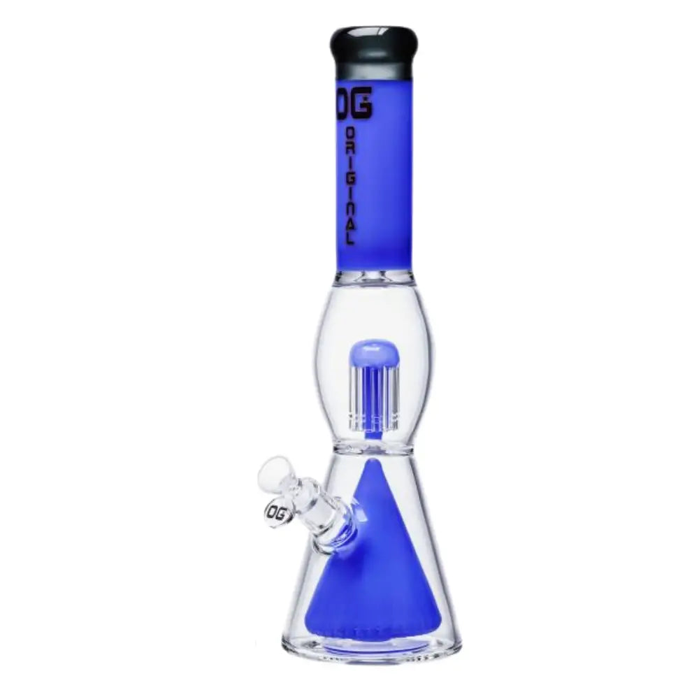 Og Original - 15’’ Tree Perc Beaker in Beaker Bong - Dark Blue