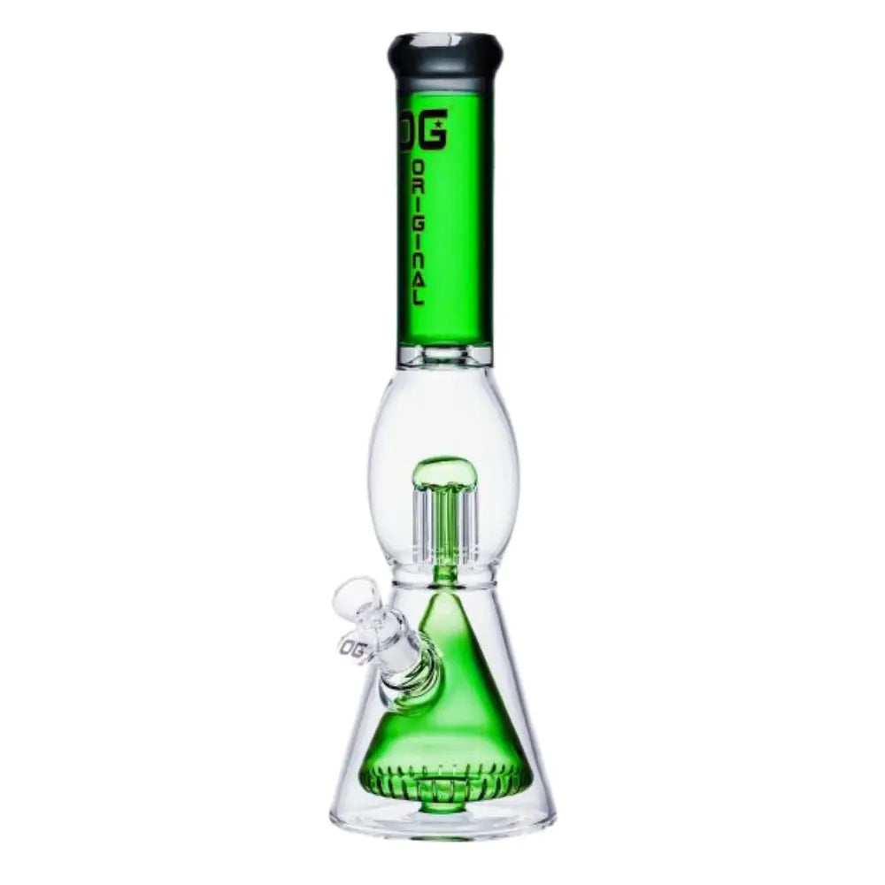 Og Original - 15’’ Tree Perc Beaker in Beaker Bong - Green
