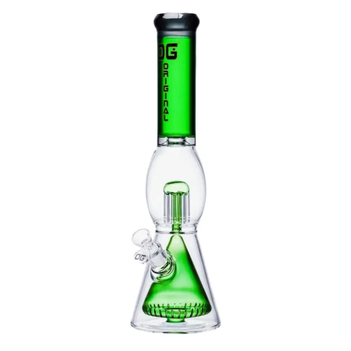 Og Original - 15’’ Tree Perc Beaker in Beaker Bong - Green