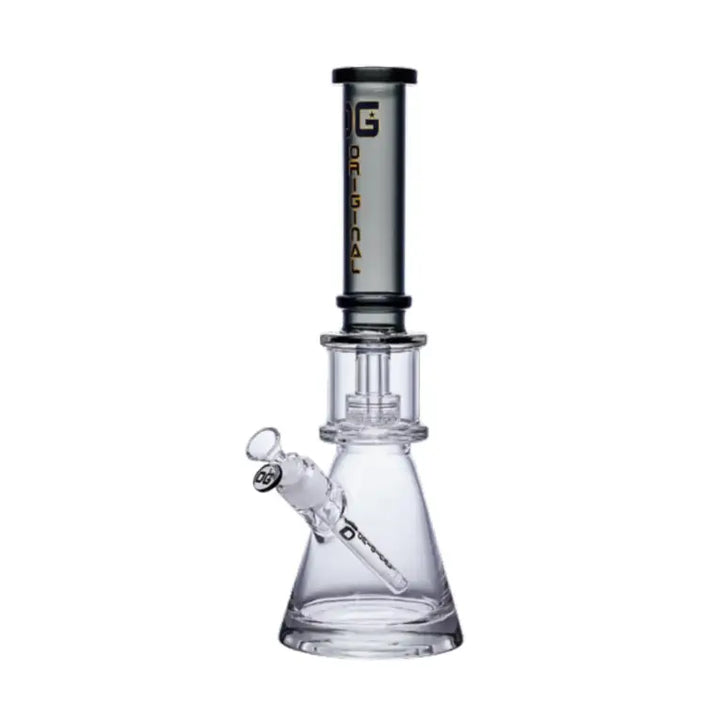 OG Original - 16’’ Showerhead Percolator Glass Beaker Bong - Black