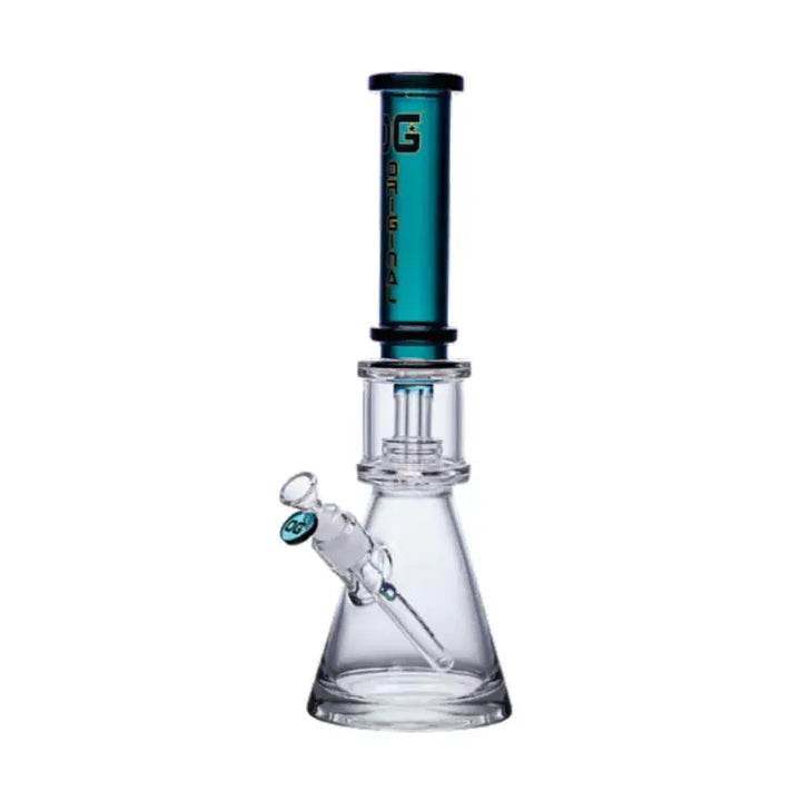 OG Original - 16’’ Showerhead Percolator Glass Beaker Bong - Teal