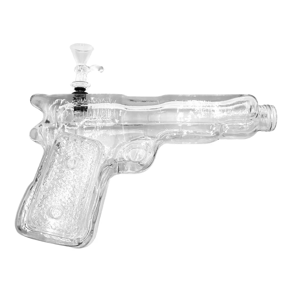 Pistol Bong - 8’’ - 9 MM - Glass Bong Stem 6’’