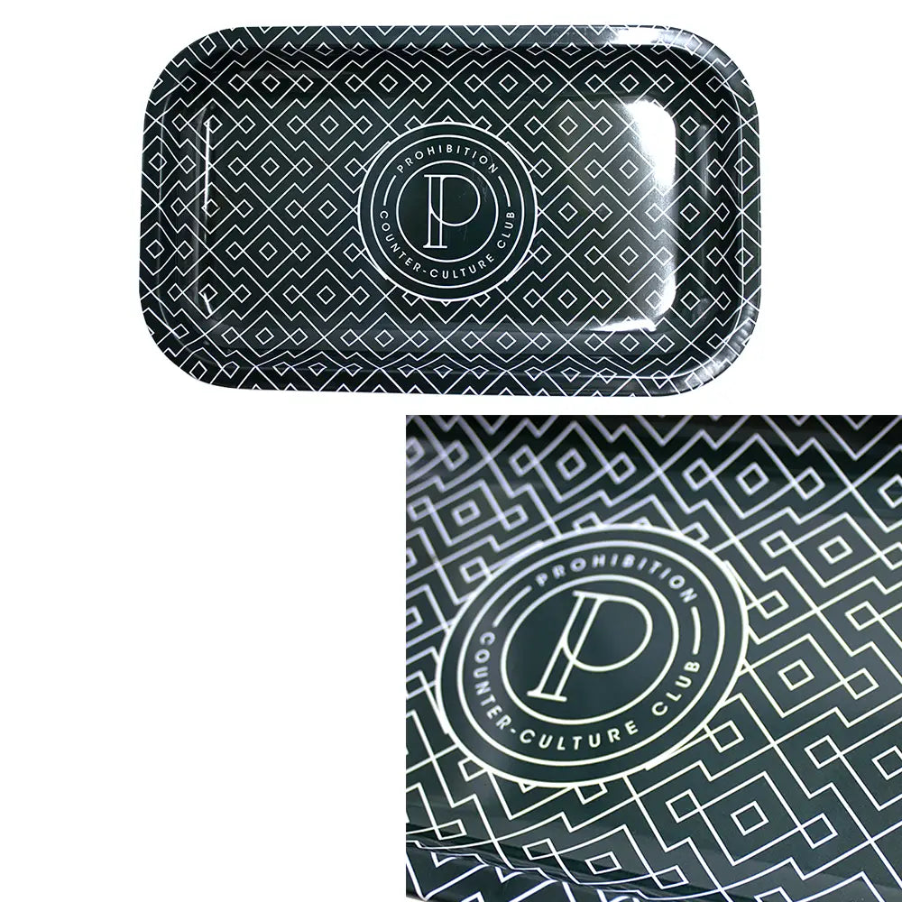 Prohibition - 2023 Rolling Tray - Prohibition Crest + Pattern / Medium
