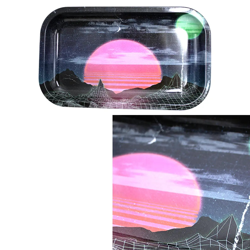 Prohibition - 2023 Rolling Tray - Retro Wave Horizon / Medium