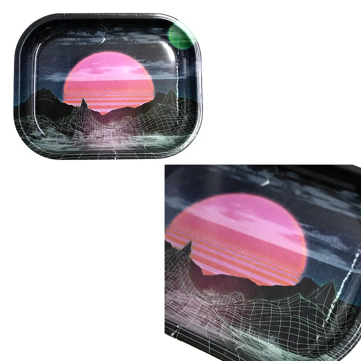 Prohibition - 2023 Rolling Tray - Retro Wave Horizon / Small