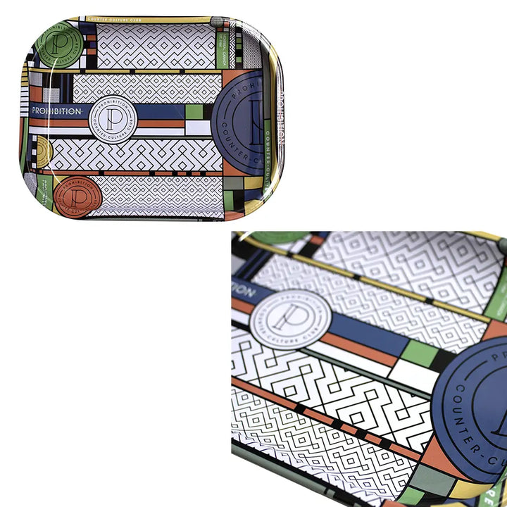 Prohibition - 2023 Rolling Tray - Prohibition x Frank Lloyd Wright Style / Small