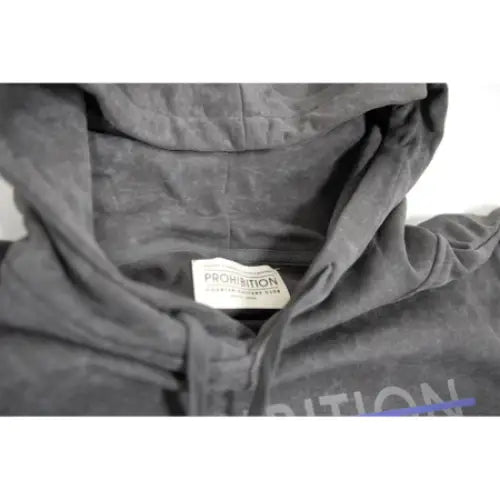 Prohibition - Counter-Culture Club Limited Edition Tone-on-tone Hoodie - Charcoal
