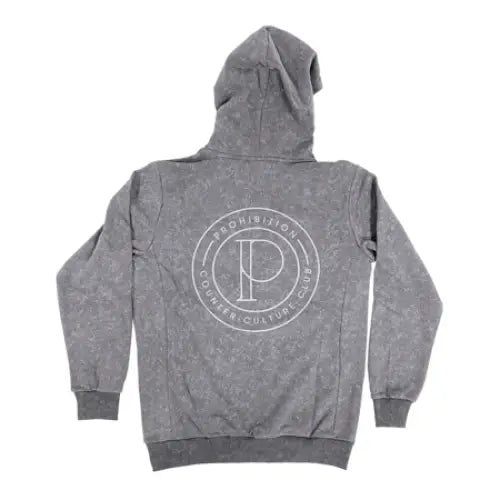 Prohibition - Counter-Culture Club Limited Edition Tone-on-tone Hoodie - Charcoal