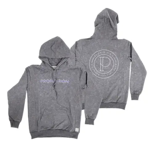 Prohibition - Counter-Culture Club Limited Edition Tone-on-tone Hoodie - Charcoal