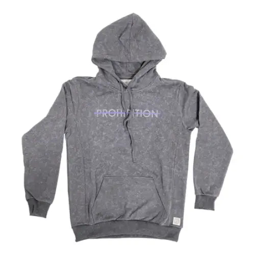 Prohibition - Counter-Culture Club Limited Edition Tone-on-tone Hoodie - Charcoal