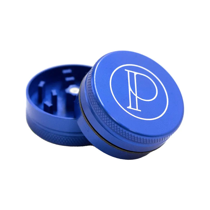 Prohibition Grinder - Square Tooth - 2-piece - 1.5’’ - BLUE