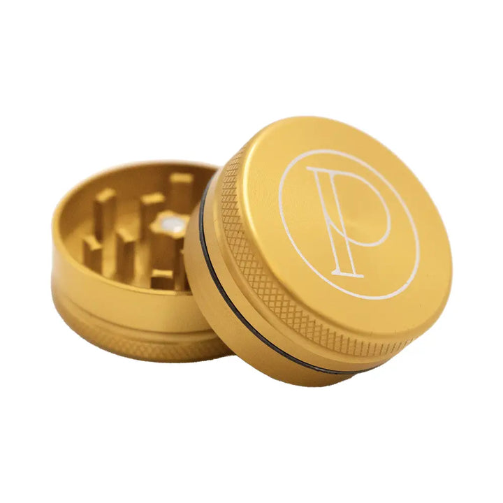 Prohibition Grinder - Square Tooth - 2-piece - 1.5’’ - GOLD
